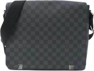 Louis Vuitton Pre-owned Cross Body Bags, male, Gray, Size: ONE SIZE Pre-owned Shoulder Bag