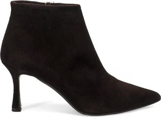 Sangiorgio Heeled Boots, female, Brown, 6 UK, Tronchetto Suede