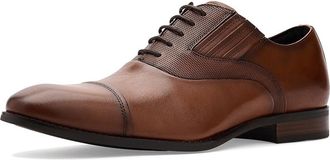 Stacy Adams Lucas Cap Toe Oxford Mens Shoes Cognac : 10.5 M