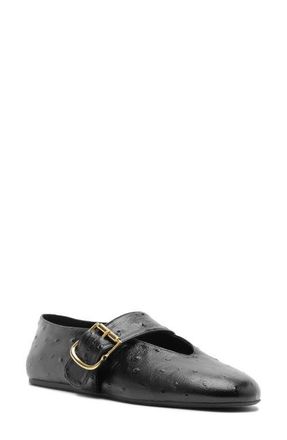 Arezzo Adeline Mary Jane Flat in Black at Nordstrom, Size 7.5