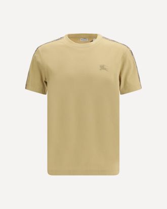 Burberry T-shirt with Check trims Male XS