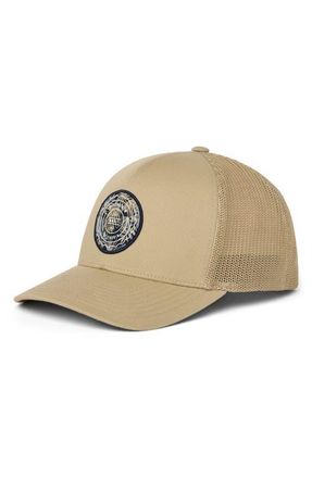 Travis Mathew The Patch Floral Baseball Cap in Weathered Teak at Nordstrom