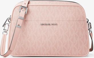 Michael Kors Jet Set Small Signature Logo Camera Crossbody Bag