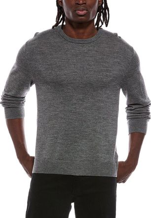 Helmut Lang Voile Wool-Blend Crewneck Sweater