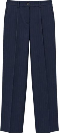 Mars&eacute;m Pantaloni dritti sartoriali - - Trousers - Donna - Blu - M