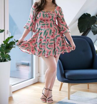 Corey Lynn Calter Odette Dress In Coral