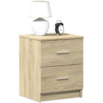 vidaXL Comodini 2 pz con 2 Cassetti Rovere Sonoma 40x36x50 cm - Vidaxl
