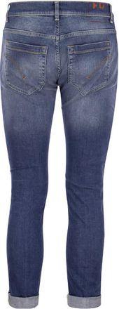 Dondup Mens George - Five Pocket Jeans - Medium Blue Cotton - Size 30 (Waist)