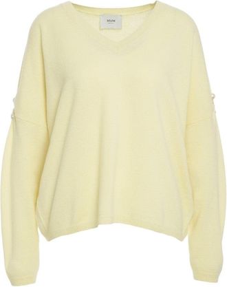 MVM Cashmere Sweater With Pearls