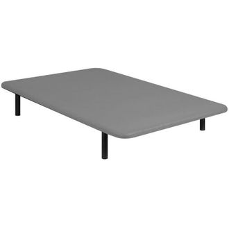 Colchones Aznar Base Tapizada Malla 3d Reforzada Con 5 Barras Transversales Gris - 80x182 Cm