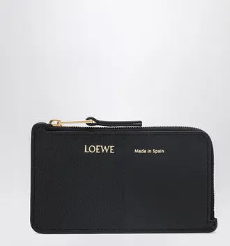 Loewe Card holder with coin pocket black