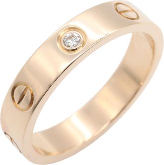 Cartier Gold Clear Pink Gold (18K) Band Ring (Pre-Owned)