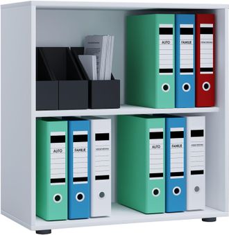 ebuy24 Estante De Madera Vcm De Pie Gabinete De Archivo De Ahorro De Espacio Dimensiones Aprox. An. 70 X Al. 74 X T. 37 Cm Estante Elegante De Pie Estante De