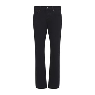 Saint Laurent Black Slim Mid Rise Jeans