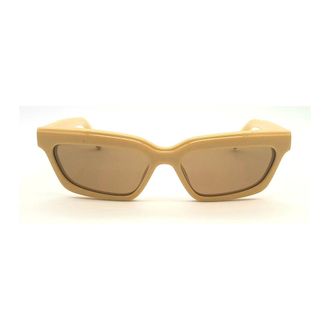 Jacquemus Sunglasses, female, Yellow, Size: 56 MM Vibrant Yellow Orange Sunglasses