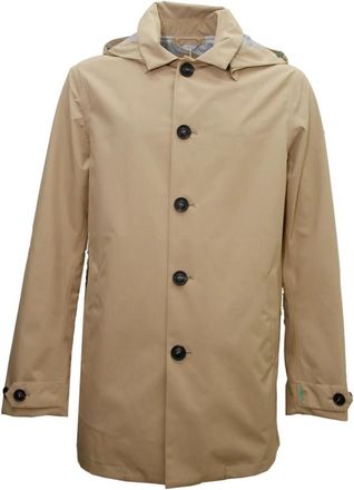 Save The Duck Beige Polyester Jas D42020M - Grin 18 Benjamin - Heren - Parka Jassen - Beige - 2XL - Polyester - Jassen
