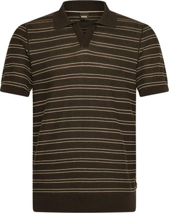 HUGO BOSS Hombre, Camisetas, Marr&oacute;n, Talla: L