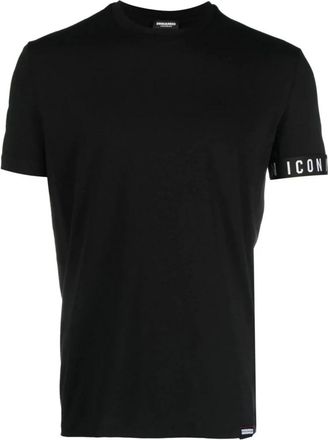 Dsquared2 T-Shirt con logo - - Tops - Uomo - Nero - L