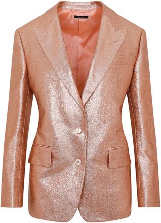 Tom Ford Tailored Jacket - Dames - Blazers - Roze - XS - Leer - Jassen