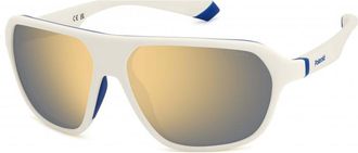 Polaroid Womens PLD-2152-S-VK6 PLD 2152 S 59 VK6 Sunglasses - White - One Size