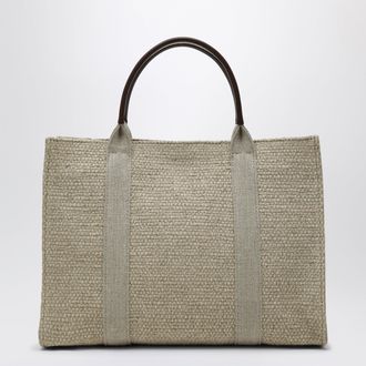 The Row Georgia natural beige tote bag