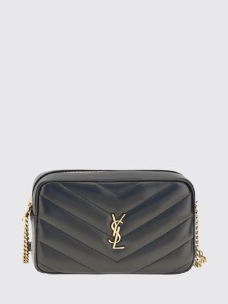Saint Laurent Mini borsa LouLou in pelle di agnello matelass&eacute; con monogramma
