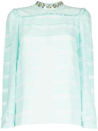 Miu Miu Blusa con ruches