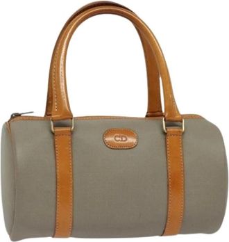 Dior Pre-owned Handbags, female, Gray, Size: ONE SIZE Pre-owned Vintage Hand Bag