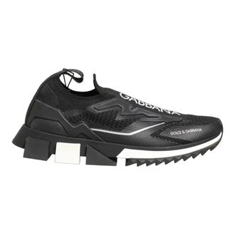 Dolce & Gabbana Sneakers, female, Black, Size: 6 1/2 US Sorrento Slip-On Sneakers