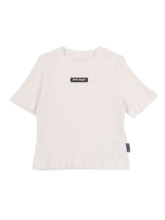 Palm Angels logo rib baby-T-shirt S/S Meisje