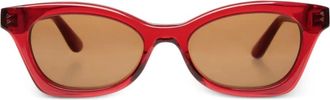 Bally sue cat-eye sunglasses - women - Acetate - One Size - Red