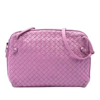 Bottega Veneta Pre-owned Cross Body Bags, female, Pink, Size: ONE SIZE Pre-owned Nodini Crossbody Bag