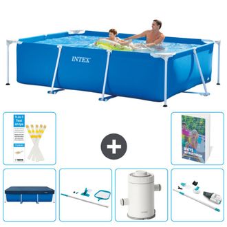 Intex Piscina Con Estructura Rectangular - 260x160x65 Cm - 7-piezas S83