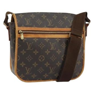 Louis Vuitton Pre-owned Cross Body Bags, female, Brown, Size: ONE SIZE Pre-owned Vintage Canvas Cross Body Bag