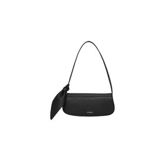 Rotate ROTATE Birger Christensen, Shoulder Bags, female, Black, Size: ONE SIZE Knot Strap Shoulder Bag