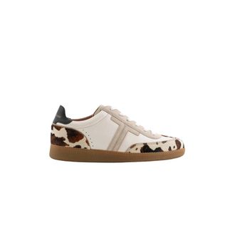 Maison Toufet Schoenen, Dames, Beige, 37 EU, Katoen, Solveig Sneakers
