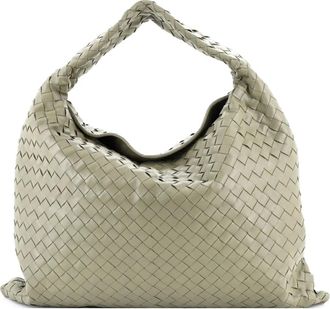 Bottega Veneta Hop Intrecciato Leather Large hobo bag - Verde