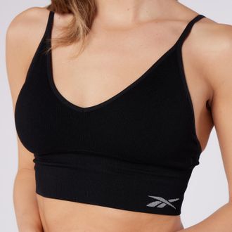 Reebok Schalen-BH REEBOK, Damen, Gr. XS, N-Gr, schwarz, Obermaterial: 90% Polyamid, 10% Elasthan, Basic, BHs Schalen-BH