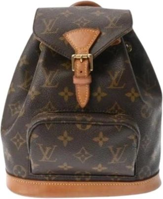 Louis Vuitton Pre-owned Backpacks, female, Brown, Size: ONE SIZE Pre-owned Vintage Monogram Backpack