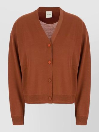 Paul Smith knit top long sleeves v neckline