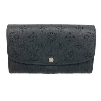 Louis Vuitton Noir Long Wallet (Bi-Fold) (Pre-Owned)
