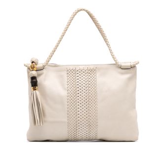 Gucci Tasje met Geweven Detail en Franje