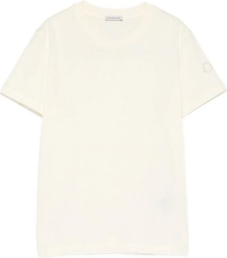 Moncler Off White Crew Neck T-Shirt