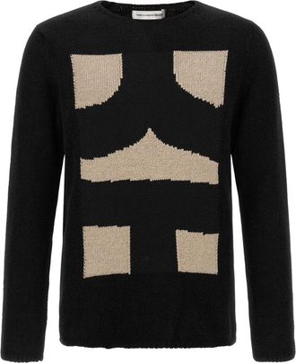 Comme Des Gar&ccedil;ons Trui met ronde hals - Heren - Ronde hals truien - Zwart - L - Truien & Vesten