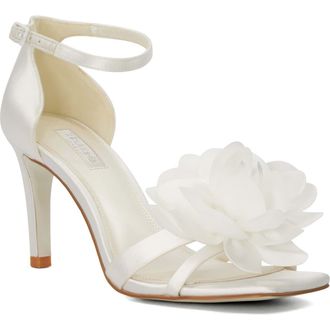 Dune London Memorise Ankle Strap Sandal in White at Nordstrom Rack, Size 11Us / 41Eu