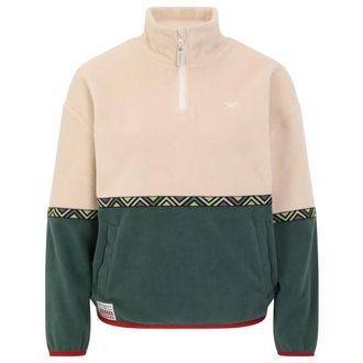 Iriedaily Holina Fleece Troyer Fleecepullover f&uuml;r Damen | beige
