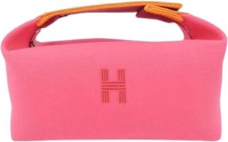Herm&egrave;s Pre-owned Vintage Mini Pouch - Dames - Vintage Mini Tas - Roze - ONE Size - Vintage