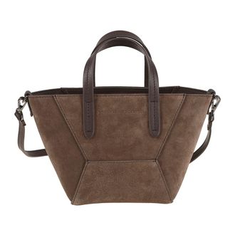 Brunello Cucinelli Tassen, Dames, Bruin, ONE Size, Stijlvolle leren tas voor vrouwen