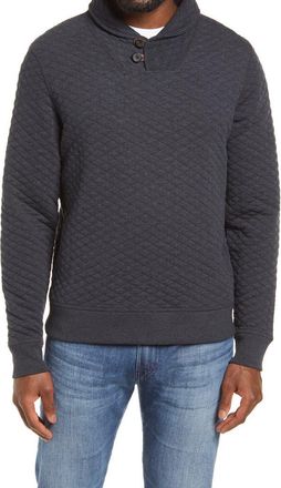 Billy Reid Shawl Collar Pullover in Dark Navy at Nordstrom, Size Xx-Large