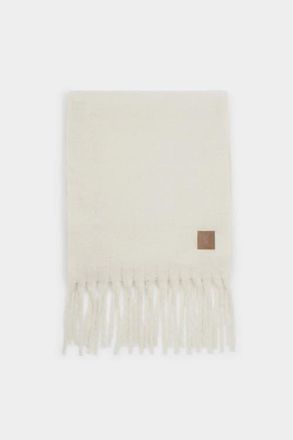 Katie Loxton Oversized Recycled Tassel Scarf in Off White in Off-White at Nordstrom
